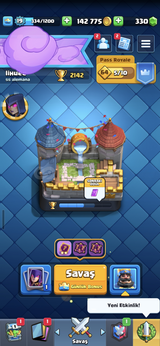 ⭐️ 2142 Kupa ⭐️ 45 Kart ⭐️ 1 Evrim ⭐️