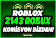 ⭐(2143) 1500 ROBUX + KOMİSYON BİZDEN✅