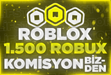 (2143) 1500 Robux Komisyon Bizden