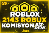 ⭐ [2143] 1500 Robux ⭐ + KOMİSYON BİZDEN⚡