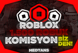 ⭐(2144) 1500 Robux + KOMİSYON BİZDEN