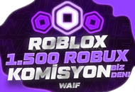 ⭐[KOMİSYONLU] Roblox 1500 (2144) Robux