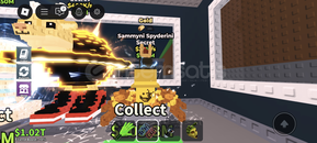 2.1m/s 2xMutasyonlu Golden Sammyni Spyderini