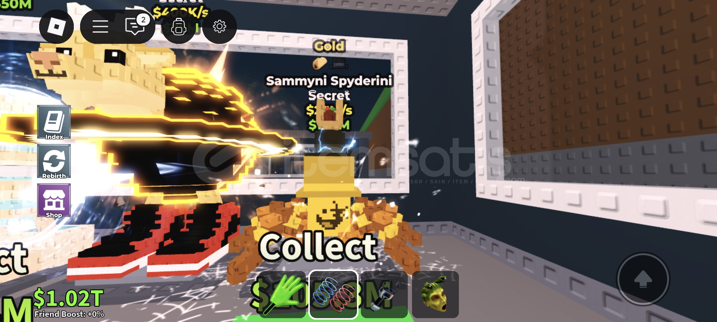 2.1m/s 2xMutasyonlu Golden Sammyni Spyderini 2.1m/s 2xMutasyonlu Golden Sammyni Spyderini