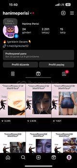 2.2 K lık orjinal takipçili instagram hesabı