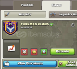 22 LEVEL TÜRKMEN KLAN BAŞKENT MAX