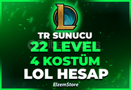 22 Seviye 4 kostüm Handmade TR Hesap⭐