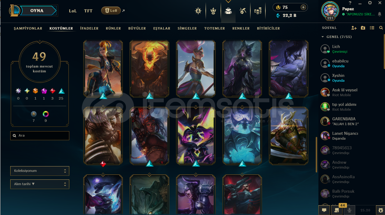 221 Level Zed Main FIRSAT LOL HESABI 221 Level Zed Main FIRSAT LOL HESABI