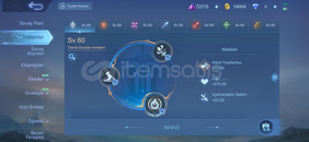 222 KOSTÜMLÜ FULL HERO MAX AMBLEMLİ HESAP