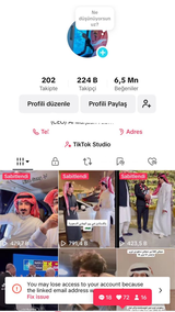 224 k tiktok hesabı