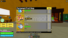 2552 LVL 8 Perm Fruit Gohul V3 Hesap