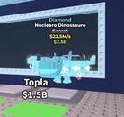  ⭐️ 22.5M/s NUCLEARO DİNOSSAURO ⭐️ (EN UYGUNU)