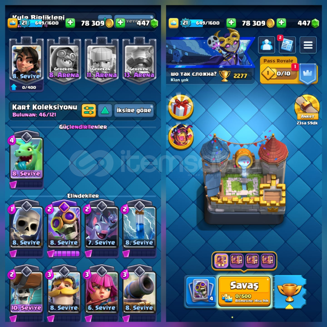 2277Kupa 46Kart 1Evrim 6İfade 1Kule İsimHakkı 2277Kupa 46Kart 1Evrim 6İfade 1Kule İsimHakkı