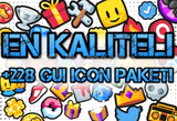 ⭐228+ En Kaliteli Gui Icon Paketi⭐
