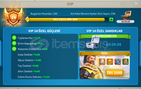 238 GÜNLÜK VİP15 OLABİLEN HESAP ACİL SATILIK 238 GÜNLÜK VİP15 OLABİLEN HESAP ACİL SATILIK