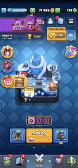 ⭐️ 2305 Kupa ⭐️ 45 Kart ⭐️ isim değişikliği ⭐️