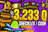 ⭐+3.233Q COİN⭐GROW A GARDEN SHECKLES