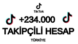 +234.000 TAKİPÇİLİ HESAP