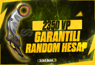 +2350 VP GARANTİLİ VALORANT RANDOM
