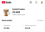 23.6 bin abone AŞIRI AKTİF OYUN KANALI 