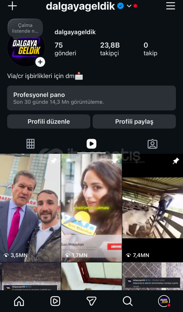23k takipçili Full aktif instagram sayfası 23k takipçili Full aktif instagram sayfası
