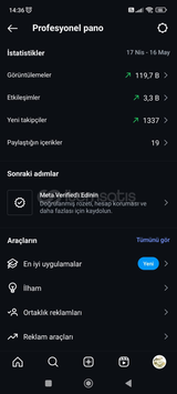 2.3K takipçili Instagram hesabı 