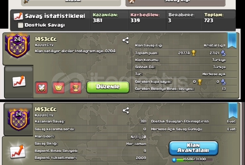 25 LEVEL⚡️1453cCc⚡️ 9lvl BAŞKENT 25 LEVEL⚡️1453cCc⚡️ 9lvl BAŞKENT