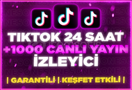 ⭐️[24 SAAT] 1000 TİKTOK CANLI YAYIN İZLEYİCİ⭐️