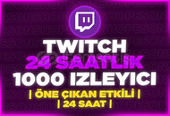 ⭐️[24 SAAT] 1000 TWİTCH CANLI YAYIN İZLEYİCİ⭐️
