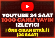 ⭐️[24 SAAT] 1000 YOUTUBE CANLI YAYIN İZLEYİCİ⭐️