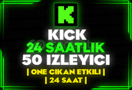 ⭐️[24 SAAT] 50 KİCK CANLI YAYIN İZLEYİCİ⭐️
