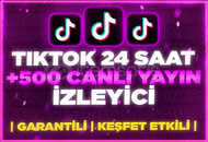 ⭐️[24 SAAT] 500 TİKTOK CANLI YAYIN İZLEYİCİ⭐️