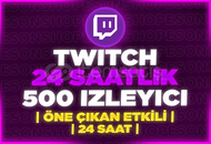 ⭐️[24 SAAT] 500 TWİTCH CANLI YAYIN İZLEYİCİ⭐️