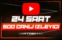 ⭐[24 SAAT] YOUTUBE 500 CANLI YAYIN İZLEYİCİ⭐