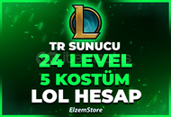 24 Seviye 5 kostüm Handmade TR Hesap⭐