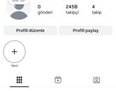 245 K takipcili satılık hesap 