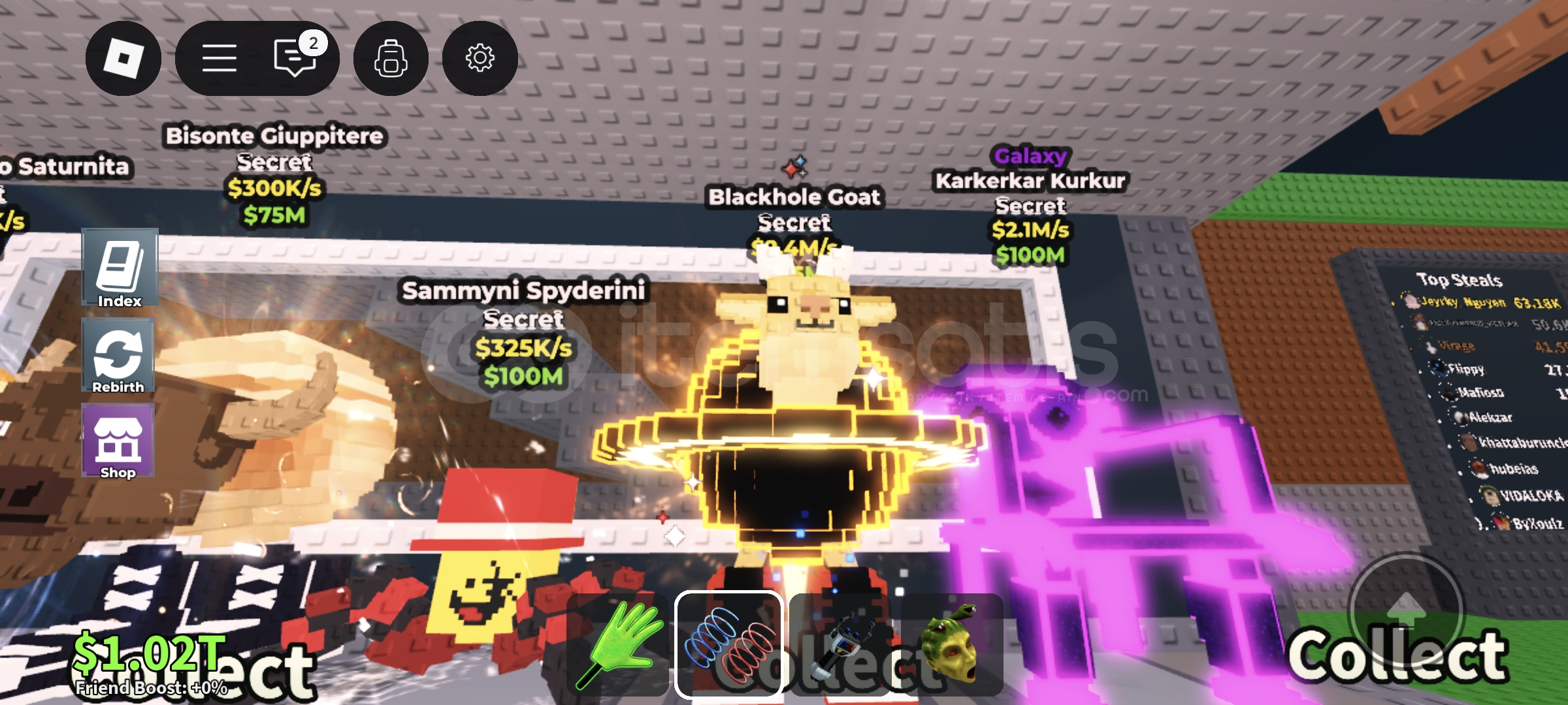2.4m/s Mutasyonlu Blackhole Goat Secret SAB 2.4m/s Mutasyonlu Blackhole Goat Secret SAB