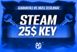 ⭐ 25$ (1000₺) Steam Key - 7/24 GARANTİ⭐