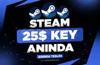 ⭐ 25$ (1000₺) Steam Key / Oto - Teslimat ⭐ 25$ (1000₺) Steam Key / Oto - Teslimat