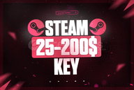 ⭐️25$ - 200$ | (+1000₺) Steam Key⭐️