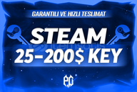 ⭐ 25$ - 200$ (+1000₺) Steam Key - 7/24 GARANTİ⭐