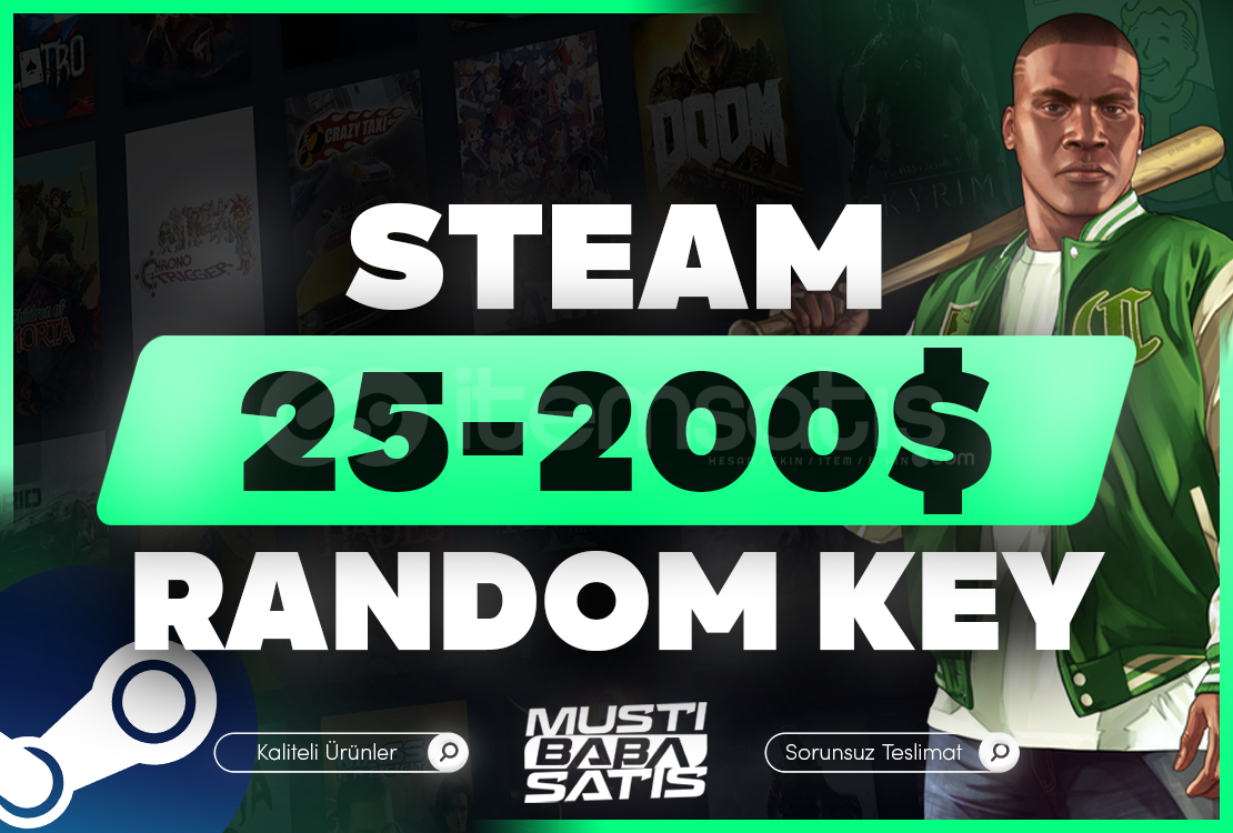 ⭐25$-200$ Steam Key + Garanti ⭐25$-200$ Steam Key + Garanti