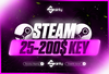 ☘️[25$ - 200$]☘️ (+3000₺) Steam Random Key⭐️