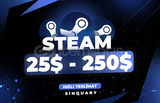 25$ - 250$ Arası Steam Key / Oto - Teslimat