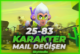 ⭐️[25-88 KARAKTER] GARANTİ MAİL DEĞİŞEN + OTO⭐️