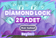 25 ADET DIAMOND LOCK (DL) / HIZLI TESLİM