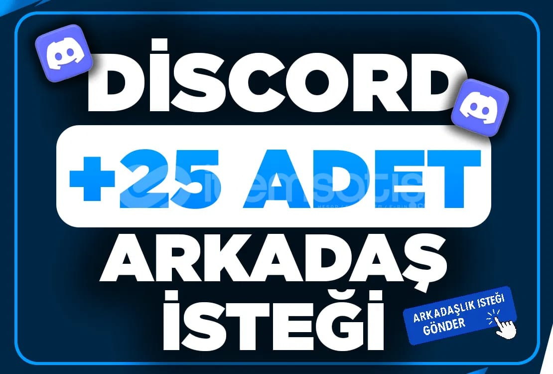 ⭐️ 25 Adet Discord Arkadaşlık İsteği ⭐️ ⭐️ 25 Adet Discord Arkadaşlık İsteği ⭐️