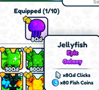  25 adet galaxy jellyfish