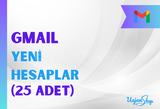 Gmail Yeni Hesaplar (25 Adet)