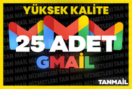 ⚡️ 25 ADET GMAİL TR ⭐Kalite-Hız-Güven